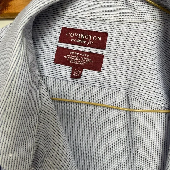 Covington Men’s Long Sleeve Button Down Shirt - Picture 3 of 3